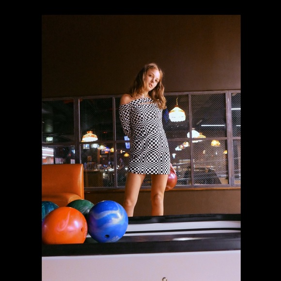 NEW!! Zara black and white plaid dress 👗 - Picture 2 of 13